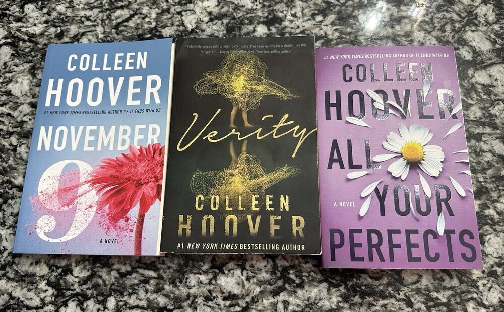 Colleen Hoover Verity, All Your Perfects, November 9 Paperback Romance Lot